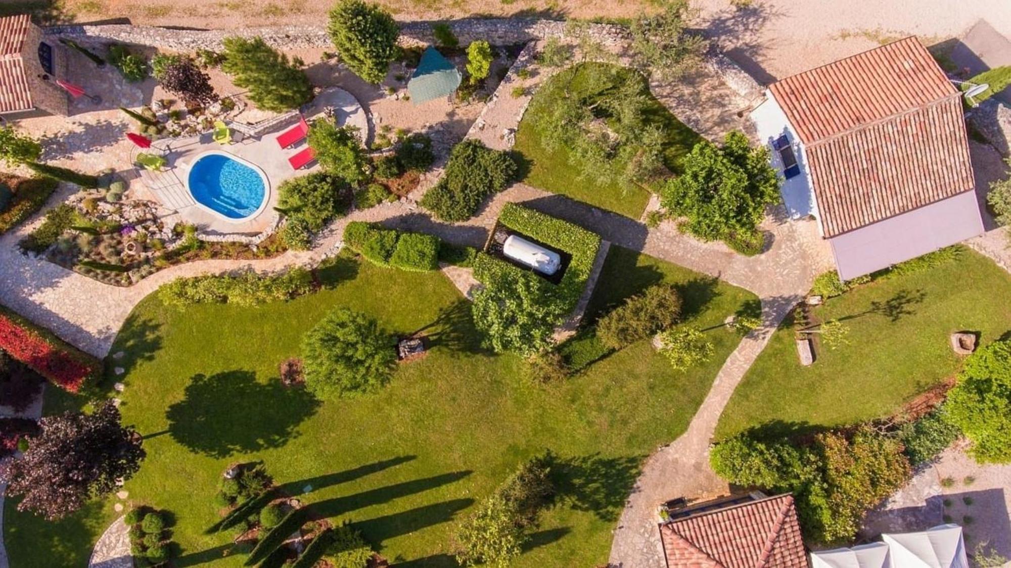 Ferienhaus Mit Privatpool Fuer 2 Personen Ca 30 Qm In Sveti Ivan Dobrinjski, Kvarner Bucht Krkヴィラ エクステリア 写真